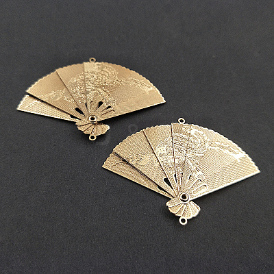 Brass Connector Charms MIMO-PW0003-105-1