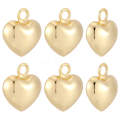 10Pcs Brass Pendants KK-BBC0025-54-1