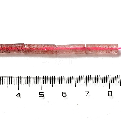 Natural Strawberry Quartz  Beads Strands X-G-D464-43-1