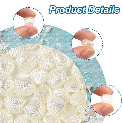200Pcs 2 Styles ABS Imitation Pearl Beads OACR-FS0002-31-1