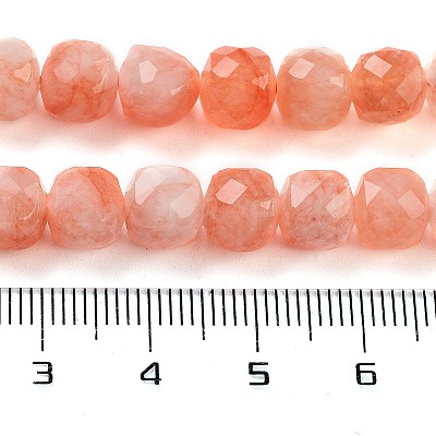 Natural White Jade Beads Strands G-H028-A09-14-1