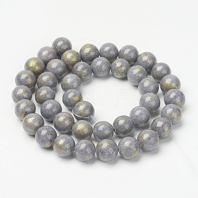 Natural Mashan Jade Beads Strands G-P232-01-A-6mm-1