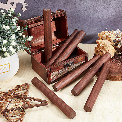 Waxed Round Wooden Sticks WOOD-OC0004-01D-1