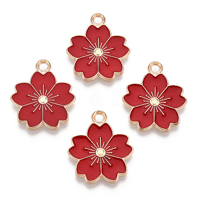 Alloy Enamel Pendants ENAM-S121-115A-1