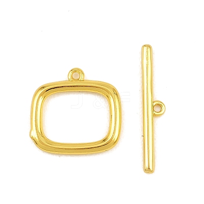 Brass Toggle Clasps KK-G548-28G-1