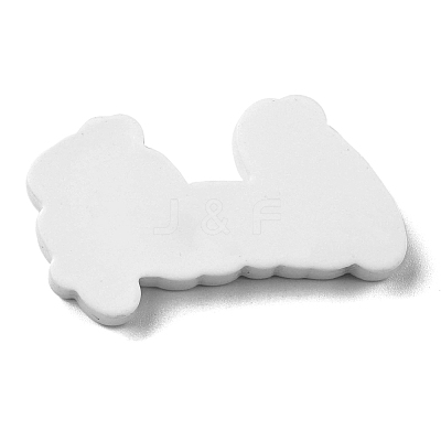 Opaque Resin Enamel Cabochons RESI-I050-01H-1