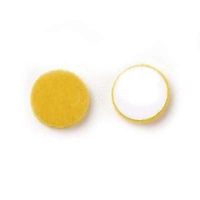 Flocky Acrylic Cabochons OACR-I001-K-M-1