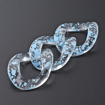 Transparent Acrylic Linking Rings OACR-N009-015A-B10-1