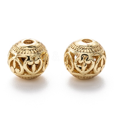 Alloy Hollow Beads PALLOY-P238-23G-RS-1