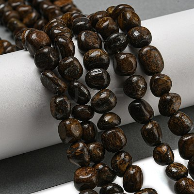Natural Bronzite Beads Strands G-D081-A11-01-1