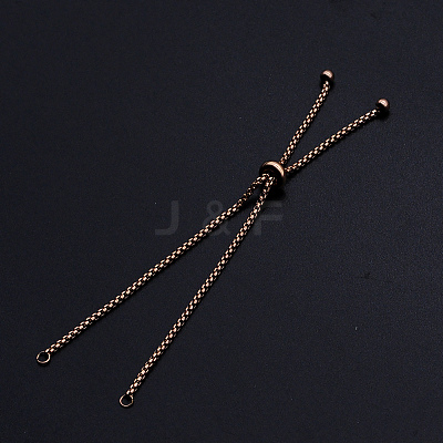 Adjustable 201 Stainless Steel Slider Bracelets Making STAS-S105-JN646-3-1