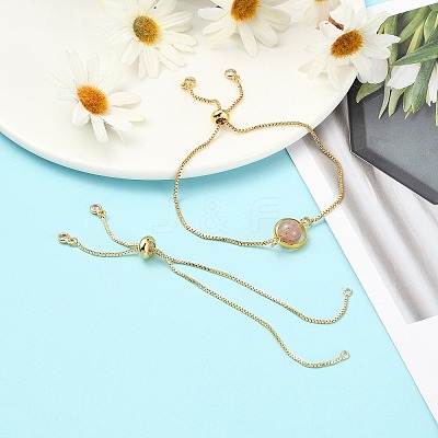 Rack Plating Brass Chain Bracelet Making X-KK-A142-017G-1