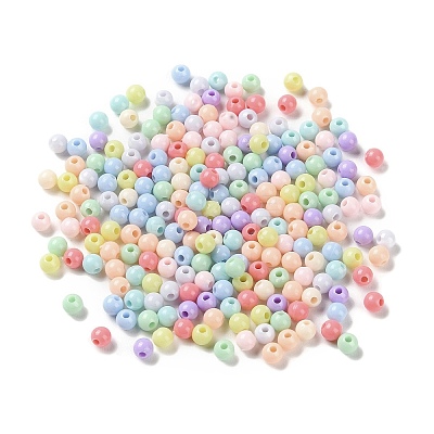 Opaque Acrylic Beads SACR-A006-07-1