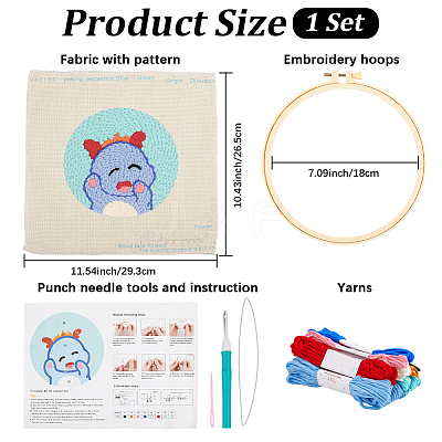 Punch Needle Embroidery Starter Kits for Beginners EMBR-WH20816-001B-1