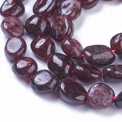 Natural Garnet Beads Strands G-P433-04-1