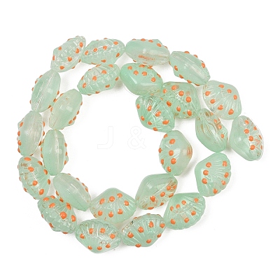 Handmade Lampwork Beads Strands LAMP-I027-11E-1