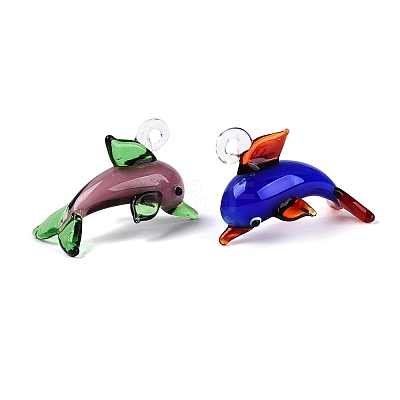 Handmade Lampwork Pendants LA-N048-24-1