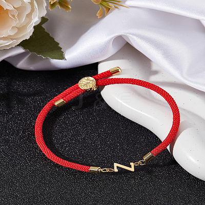 1Pc Adjustable Nylon Cord Slider Bracelets for Women BJEW-LP0001-32Z-02-1