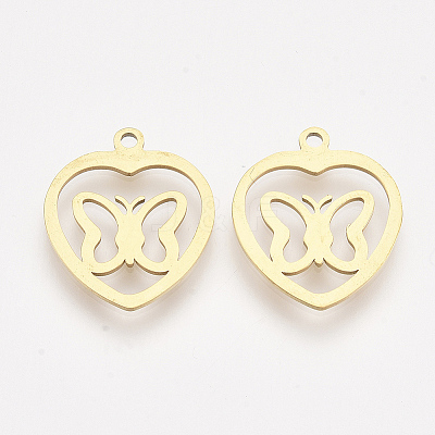 201 Stainless Steel Pendants LS-STAS-T044-135G-1