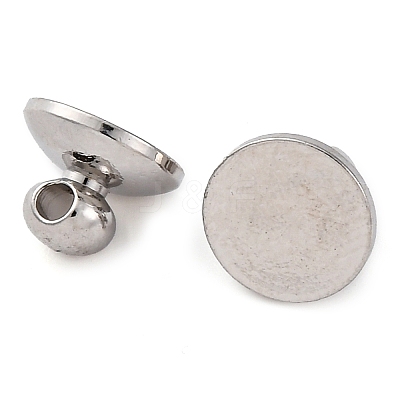 Brass Bead Cap Pendant Bails KK-Z089-20P-1