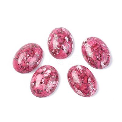 Synthetic Turquoise Cabochons G-L502-18x25mm-12B-1