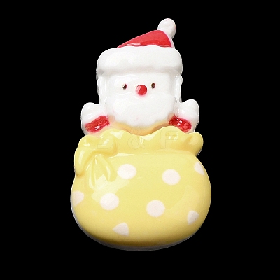 Christmas Opaque Resin Cabochons RESI-K030-02A-1