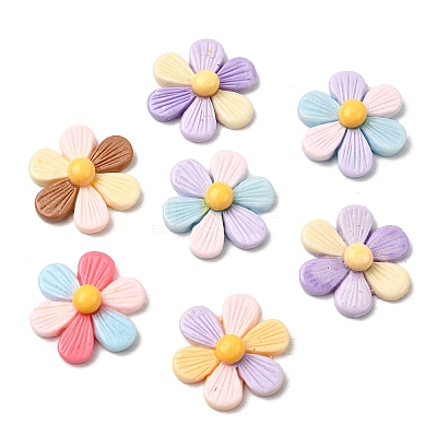 Opaque Resin Cabochons RESI-K046-06-1
