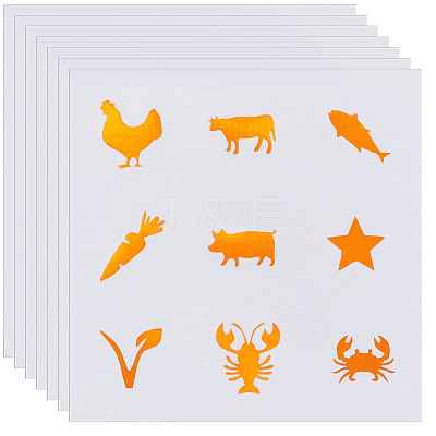 PVC Plastic Self-Adhesive Stickers STIC-WH20002-04A-1