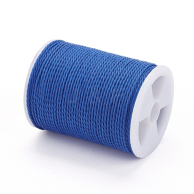 Round Waxed Polyester Cord X-YC-G006-01-1.0mm-08-1