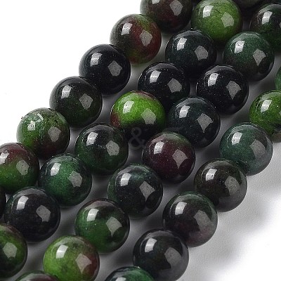 Dyed Natural Malaysia Jade Beads Strands X-G-G021-02B-06-1