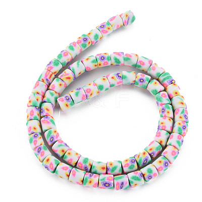 Handmade Polymer Clay Bead Strands CLAY-T020-10C-1