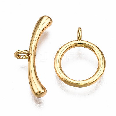 Brass Toggle Clasps LS-KK-T063-99G-NF-1