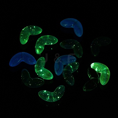 UV Plating Transparent Acrylic Beads SACR-L005-09-1