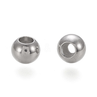 202 Stainless Steel Beads STAS-K204-02C-P-1