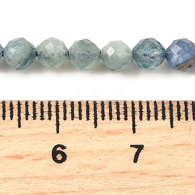 Natural Kyanite/Cyanite/Disthene Beads Strands G-G259-D04-4mm-1