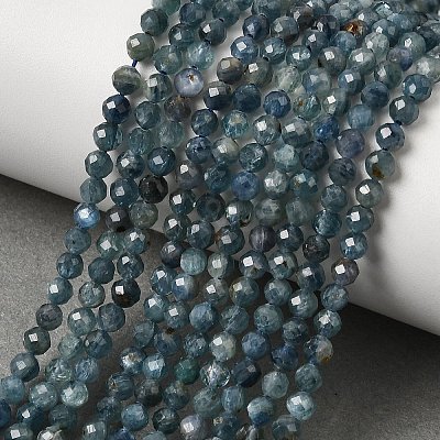 Natural Kyanite/Cyanite/Disthene Beads Strands G-G259-D04-3mm-1