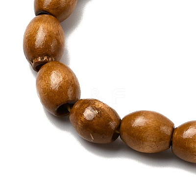 Wood Rosary Bead Necklaces FS-WG6BD27-04-1