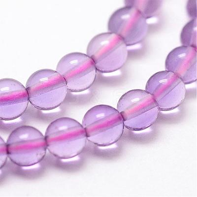 Natural Amethyst Beads Strands G-N0215-01-3mm-1