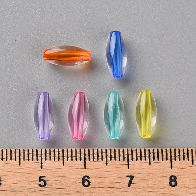 Transparent Acrylic Beads TACR-S154-07A-1