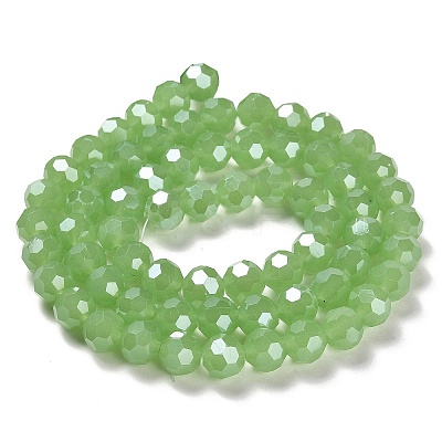 Electroplate Glass Beads Strands EGLA-A035-J10mm-A01-1