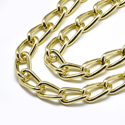 Aluminium Curb Chains CHA-T001-32G-1