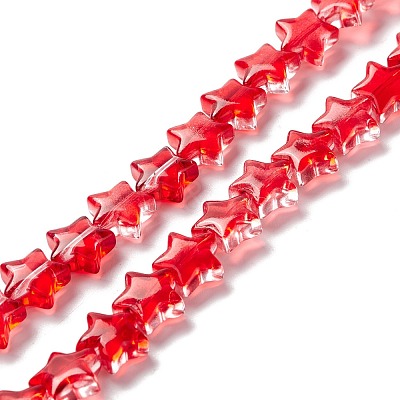 Transparent Glass Beads Strand GLAA-K057-01D-1