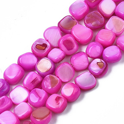Natural Trochid Shell/Trochus Shell Beads Strands SHEL-S258-083-B07-1