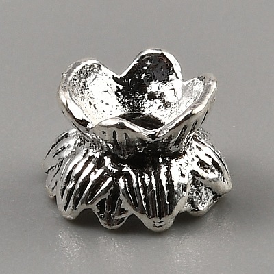 Tibetan Style Alloy Bead Caps FIND-WH0291-08AS-1