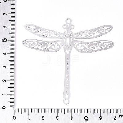 201 Stainless Steel Connector Charms X-STAS-N103-210P-1