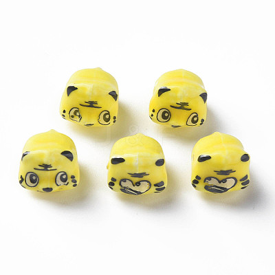 Handmade Porcelain Beads PORC-T007-20F-1
