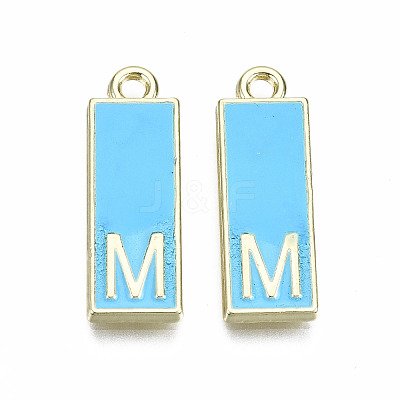 Alloy Enamel Pendants ENAM-T012-01M-RS-1