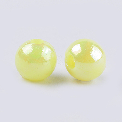 Opaque Acrylic Beads MACR-S296-90B-1