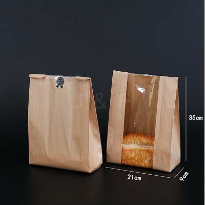 Paper Bread Bag ABAG-WH0005-44B-02-1