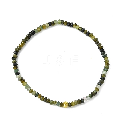 Natural Gemstone Beaded Stretch Bracelets for Women Men BJEW-JB14131-1